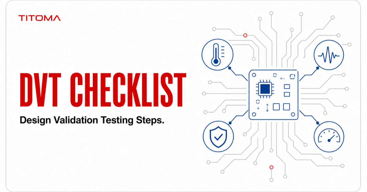DVT checklist — thermal, vibration, compliance, and performance validation testing